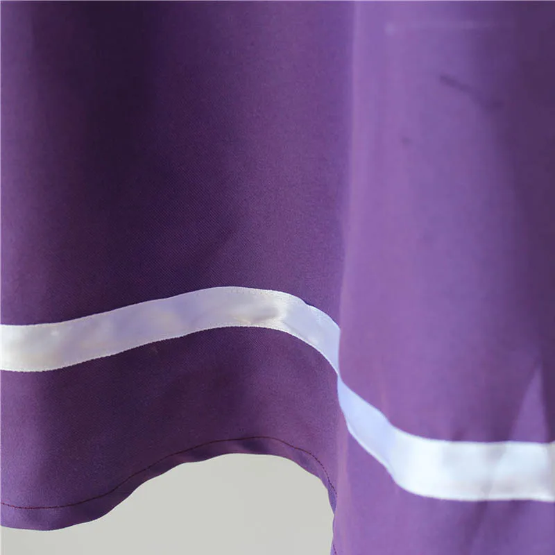 Coshome No Game No Life Shiro Wigs Cosplay Dress Costumes School Girls Sailor Uniforms Women Tops Bow Tie With Socks (6)