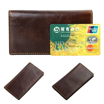 

Men Genuine Leather Wallet Bifold ID Card Holder Purse Long Clutch Billfold RFID