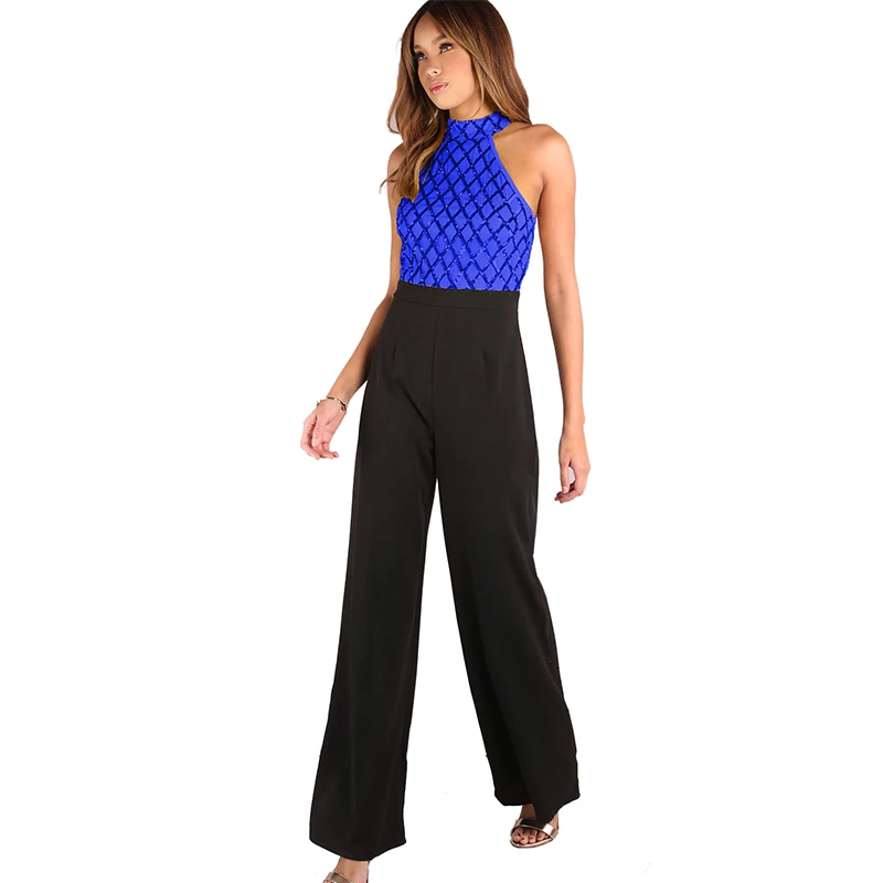 Sexy Women V-neck Sequins Body Rompers Womens Jumpsuit 2019 Summer Mesh Long Sleeves Tassel Playsuit Overalls Bodysuit