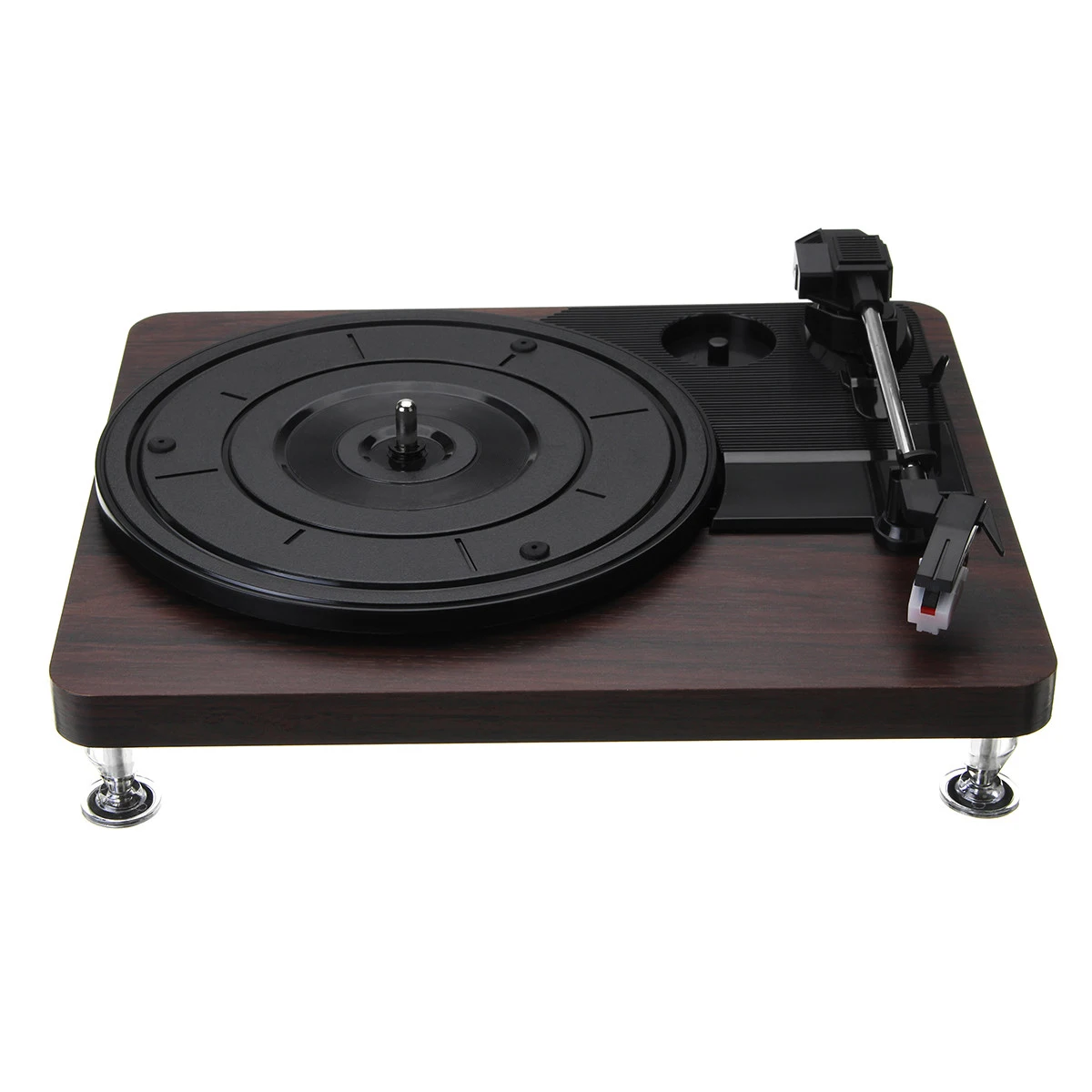 

33Rpm Plastic Record Retro Player Portable Audio Gramophone Turntable Disc Vinyl Audio Rca R/L 3.5Mm Output Usb Plug and Play