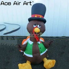 Поставляется с логотипом благодарения индейки надувной