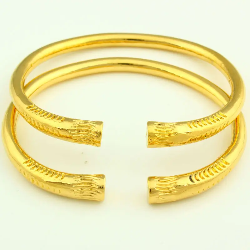Gold Bracelet Women Men Gold Color Bangle jewelry Ethiopian/USA/African Animal bracelet bangles Items bangle bracelet