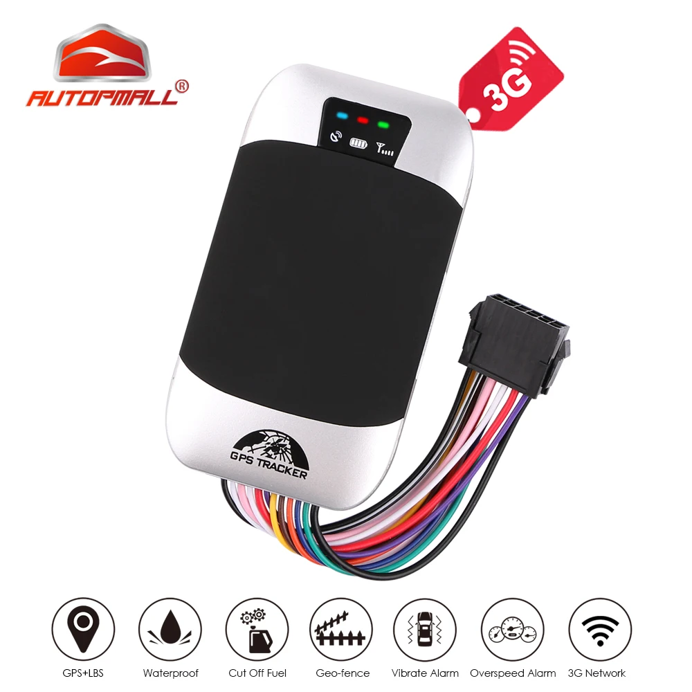 

GPS Tracker 3G Car GPS Locator TK303F Waterproof Cut Off Oil Vehicle Tracker Fuel Detect Realtime Tracking Device Shock Alarm