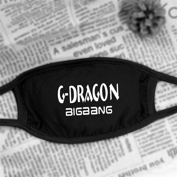 Черный теории Большого взрыва известная Анти-пыль хлопковая маска для губ kpop GD Топ маски для коллектива k-pop «g-dragon» маска для лица на муфельной уход за кожей лица респиратор - Цвет: G6