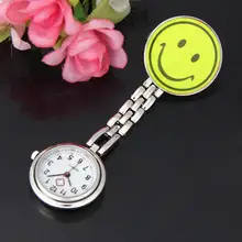 Карманные часы, брошь, брелок, медицинские детские часы, красочные улыбающиеся лица, кварцевые Подвесные часы, часы для медсестры, Reloj Enfermera