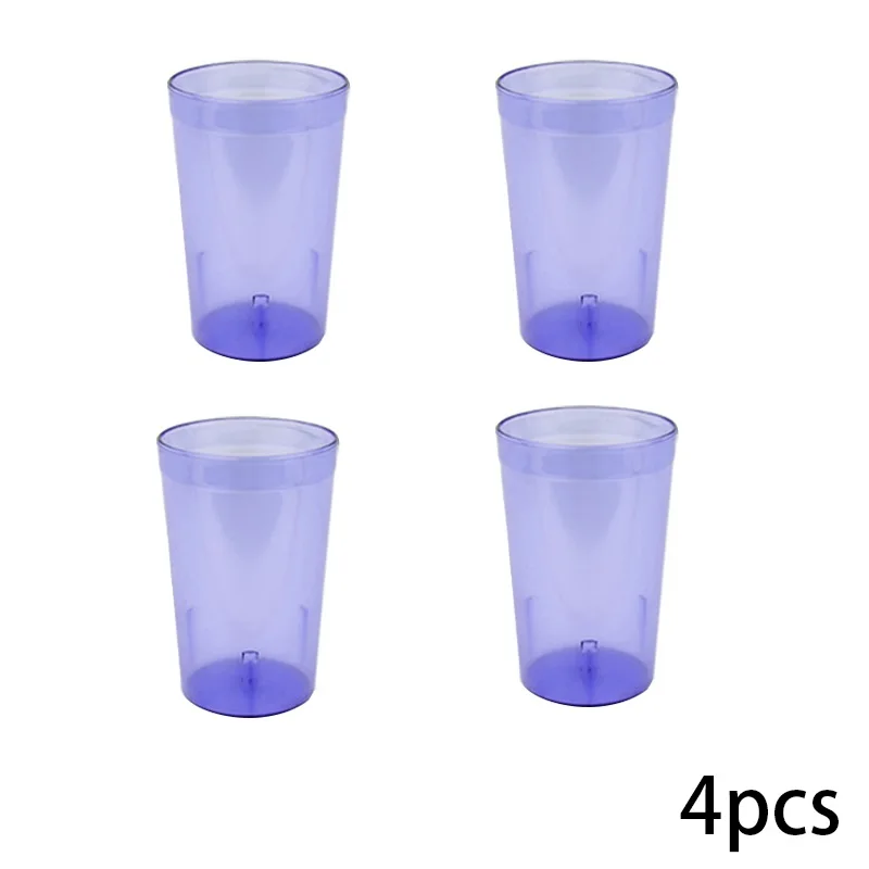 4pcs Reusable Water Cups Plastic Resistant Drinking Cups Beverage Tumblers  Drink Coffee Juice Home Party Restaurant Accessories - AliExpress