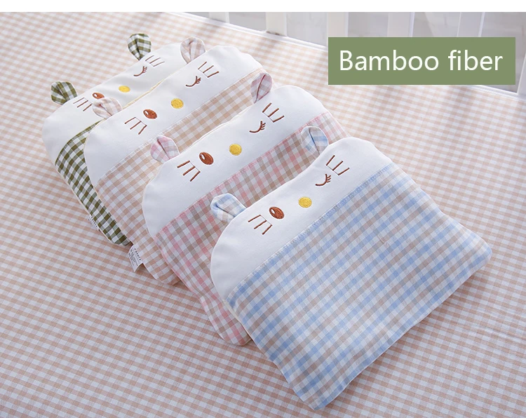 Herbabe Детские подушки с гречневой крупой для лета бамбуковое волокно рами защиты головы новорожденных малышей сна позиционер детская