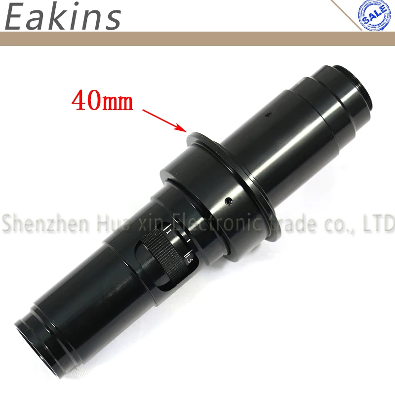 

Industry Lens 30X -200X Magnification Adjustable Zoom 40mm C-mount Lens Glass for Industry Microscope Camera Eyepiece Magnifi