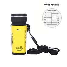 Мини 6x16 Монокуляры с Гольф сетка портативный HD оптический Монокуляр Телескопы для гольфа Learners Гольф ссылки