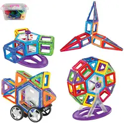 118 шт бочонок магнитные строительные блоки магнитная, обучающая игрушка набор детей день рождения Рождественский подарок детские игрушки