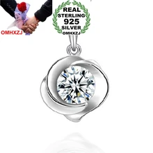 OMHXZJ Wholesale jewelry woman girl 925 sterling silver pendant Charms PE ( NO Chain Necklace )