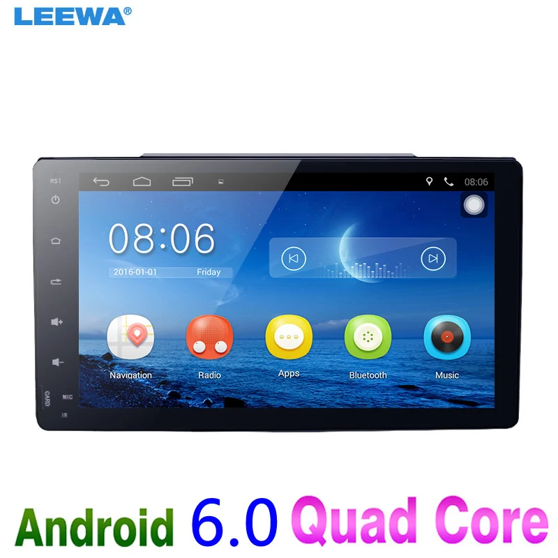 

LEEWA 9" Android 6.0 Car GPS Bluetooth Navi Radio USB Media Player For Toyota Corolla/Harrier /Fortuner/Estima/Innova/Prius 2017
