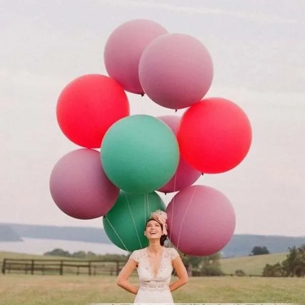 Colorful-World-10-Pcs-Lot-36-Inches-Balloon-Ball-Helium-Inflable-Big-Latex-Balloons-For-a