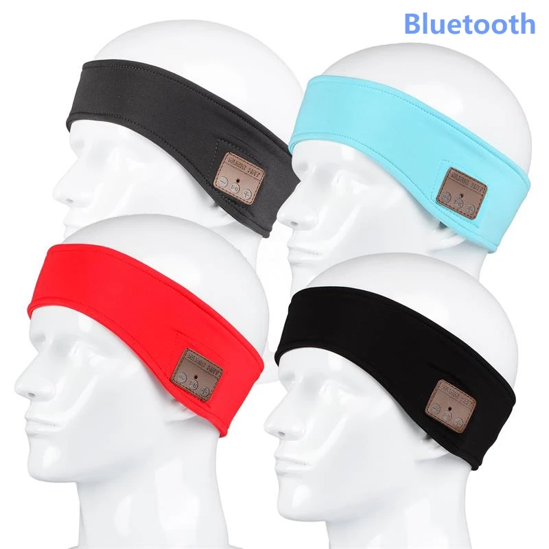 

Wireless Bluetooth Headset Stereo Headphones Earphones Sleep Headset Sports Headband with Mic Answer Call for iPhone Smartphones