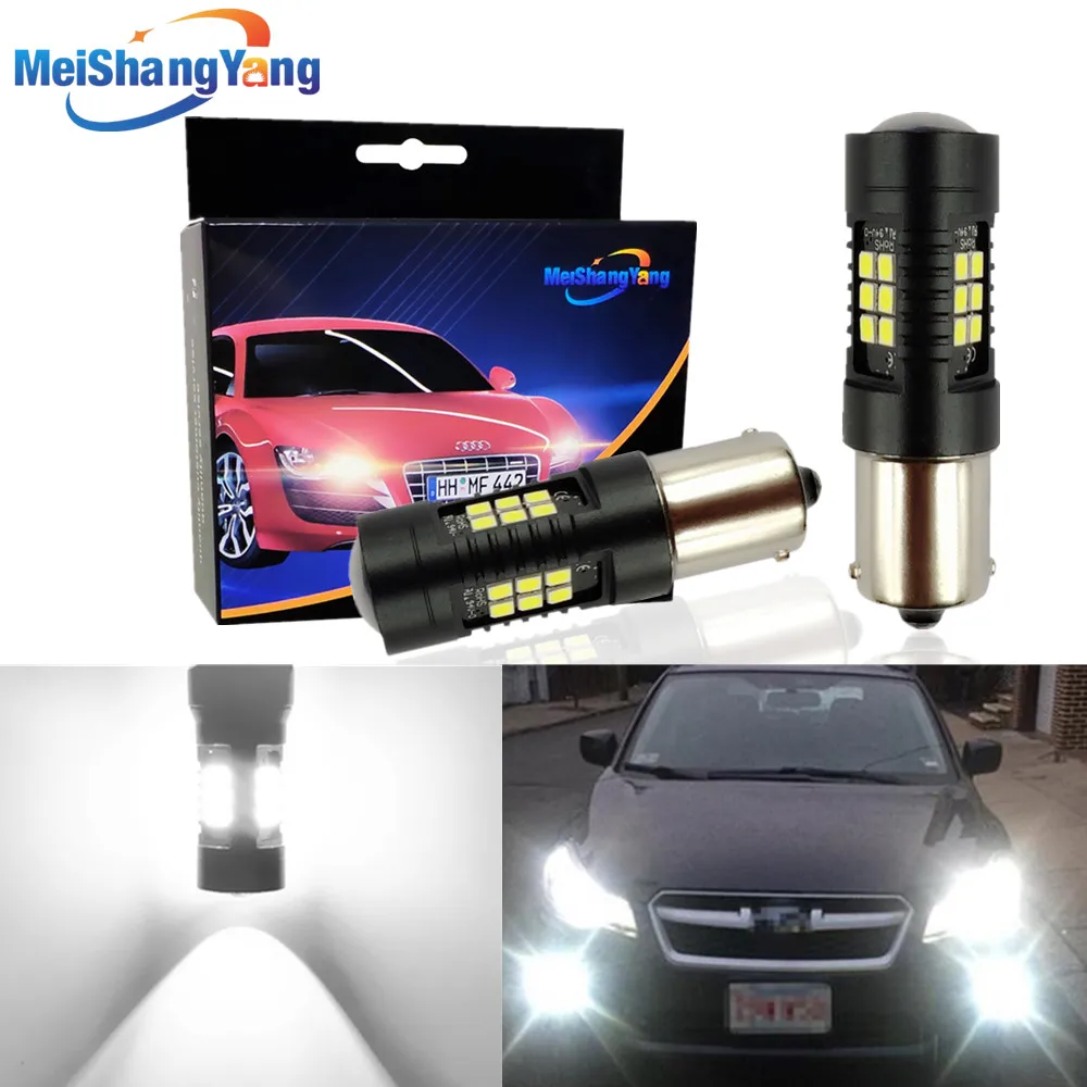 Автомобильные фары 1156 P21W LED BA15S P21/5W BAU15S 1157 BAY15D светодиодные лампы сигнальные