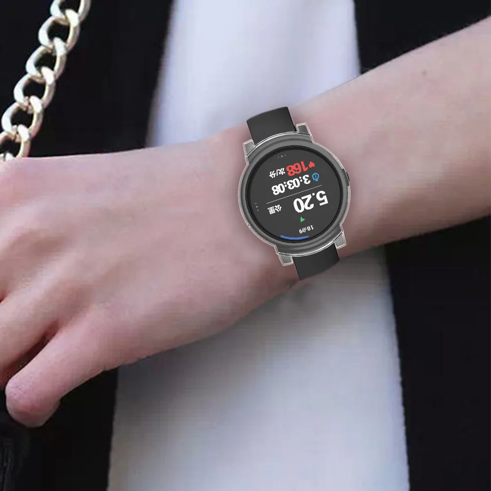 Ультратонкий чехол из ТПУ для Ticwatch E Smart Watch, защитный чехол, мягкий силиконовый бампер для Tic Watch E Frame, аксессуары для ношения