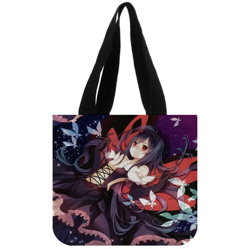 

Tote Bag Cotton Canvas Custom Accel World Shopping Foldable Reusable Shoulder Customized With Own Logo Wholesale