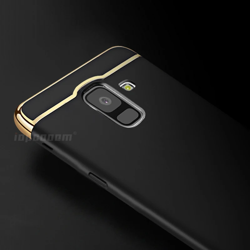 Для Samsung Galaxy J8 2018 чехол Роскошный 3 в 1 PC жесткий для J800 J800F SM чехол|Чехлы-накладки| |