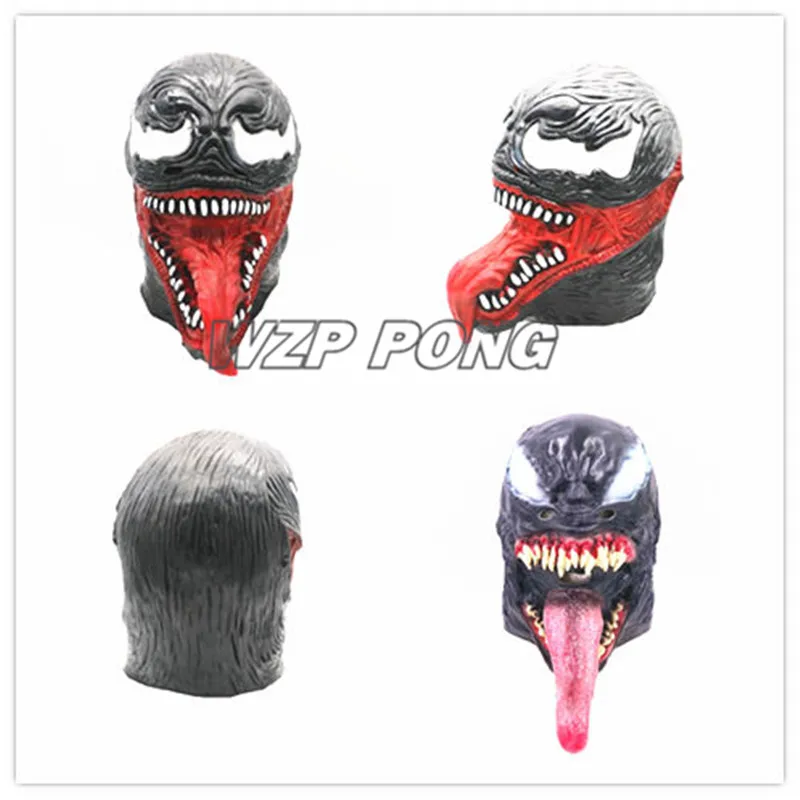 Новый Человек-паук Venom маска Косплэй Эдвард темно-яд латекса маски Шлем Хэллоуин вечерние реквизит brinquedos подарок