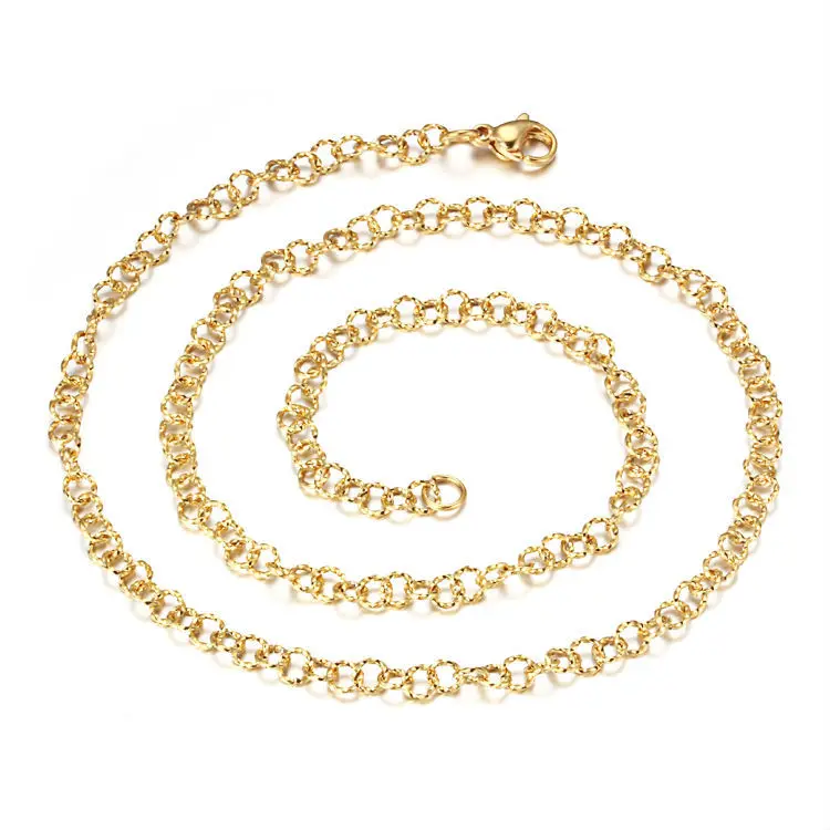 

Sale brand gold-color necklace men jewelry gift women colar bijuterias chain necklaces fashion accessories 11N24K-21