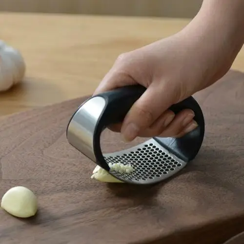 

Stainless Steel Garlic Press Grinder Crusher Cutter Squeezer Home Kitchen Presser Mincer Crusher Squeezer Masher Tools