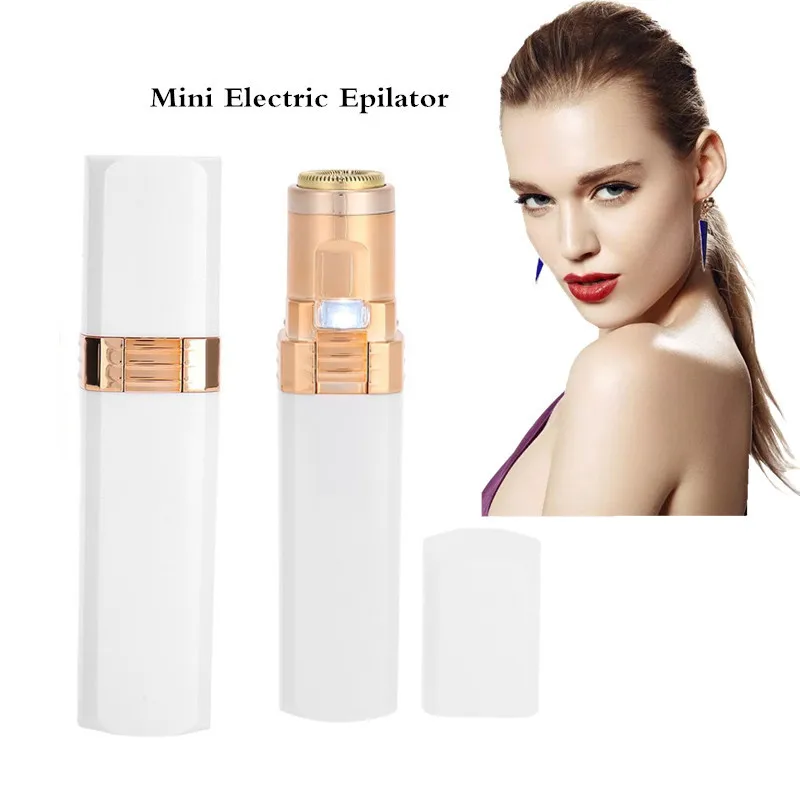 

2019 Hot Sale Mini Female Electric Epilator Lipstick Shape Depilator Face Body Armpit Hair Removal Summer Bikini