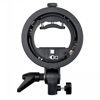 

Godox S-Type Bracket Elinchrom S Mount Holder Fit Speedlite Flash Snoot Softbox Reflector