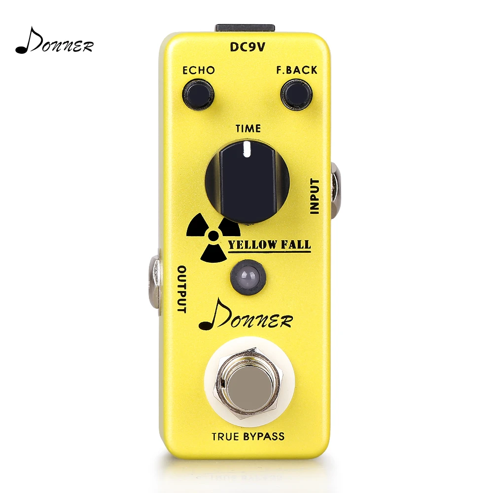 Donner Yellow Fall Vintage Pure Analog Delay Guitar Effect Pedal True Bypass