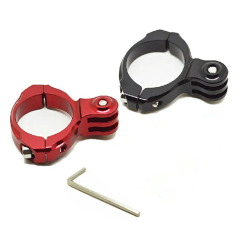 Wholesale Accessories CNC Aluminum Bike Bicycle Handlebar Mount Clamp Holder Adapter for Gopro Hero 4 3+ 3 2 SJCAM Buy Cheap Accessories CNC Aluminum Bike Bicycle Handlebar Mount Clamp Holder Adapter for Gopro Hero 4 3+ 3 2 SJCAM