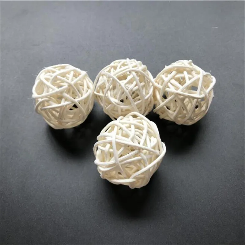 

30pc white Rattan Ball for LED String Lighting Christmas Light String For Wedding Home Party Decoration