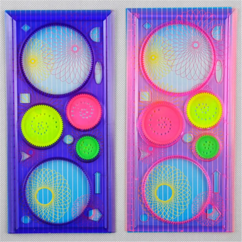 

Spirograph Geometric Ruler Drafting Tools Stationery For Students Drawing Toys Set Learning Art Sets Creative Gift Children WYQ