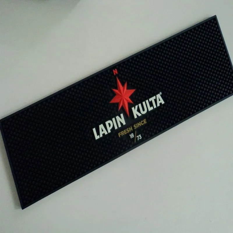 

PVC Rubber bar beer cup mat non-slip waterproof bar pad decoration accessories Personalized bar mat