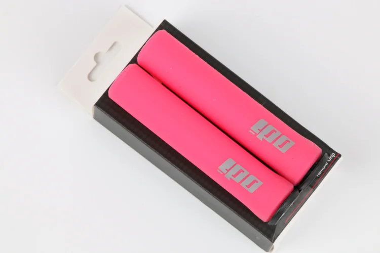 Массивная Силиконовая ручка для MTB ODI обеспечивает превосходное влажное или сухое сцепление, больший комфорт, не требует адгезии и выглядит хорошо - Цвет: pink