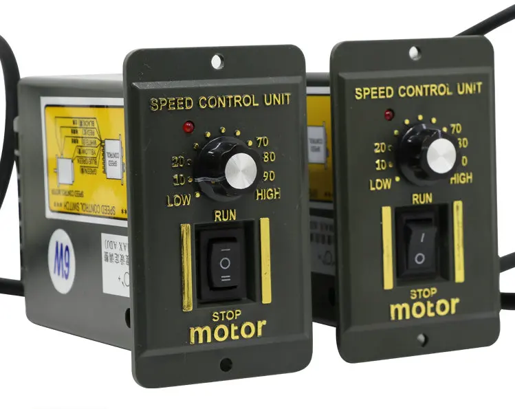 

AC220V 25W Simple AC Motor Controller Manual Control Reversible Adjustable Speed Drive Rear Plug