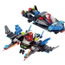 Spider Super man Darkness Terminator Building Blocks Model Kit scale models Brick DIY Minifigure Toy brinquedos playmobil Le go