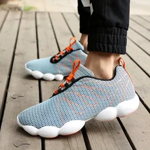 Spring And Autumn Fashion Men Shoes Shock Absorption Shoes Men Breathable Gauze Lovers Summer Men Flats Platform Jogging Flats