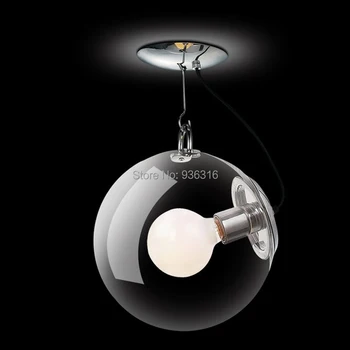 

Modern bubble glass Ball Ceiling Light Hanging Loft Restaurant Dinning Room Lustres Glass E27 LED Ceiling Lamp Fixture