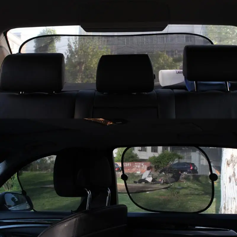 5 шт. 3D фотокаталитическая сетка солнцезащитный козырек оконный экран от солнца Автомобильная Передняя Задняя боковая занавеска интерьер автомобиля продукт с двумя присосками