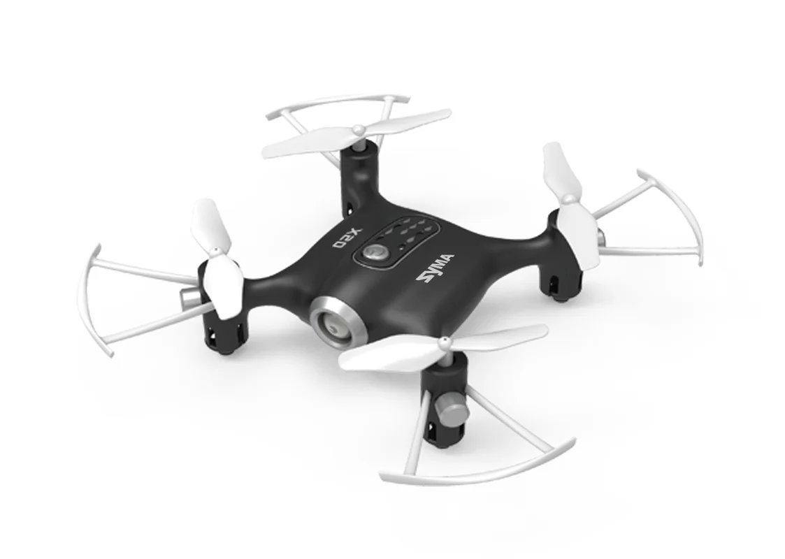 Syma X20 Мини RC Квадрокоптер 4 канала 2,4G Безголовый режим удержания высоты Черный Самолет Карманный Дрон игрушки Великобритания