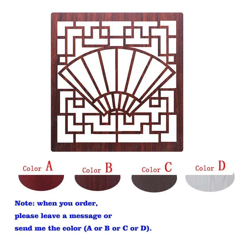 Подвесные стеновые панели стильный мобильный деревянный вход гостиная спальня отель ресторан минималистский современный китайский резной - Цвет: 15