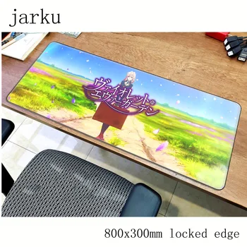 

violet evergarden mousepad gamer 800x300X3MM gaming mouse pad Professional notebook pc accessories laptop padmouse ergonomic mat