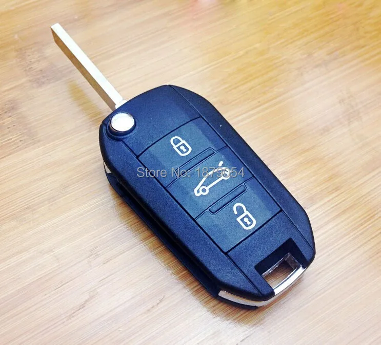 3 Buttons VA2 Modified Flip Remote Key Shell For Peugeot 307 407 408 (without Groove) 0536 (23).jpg
