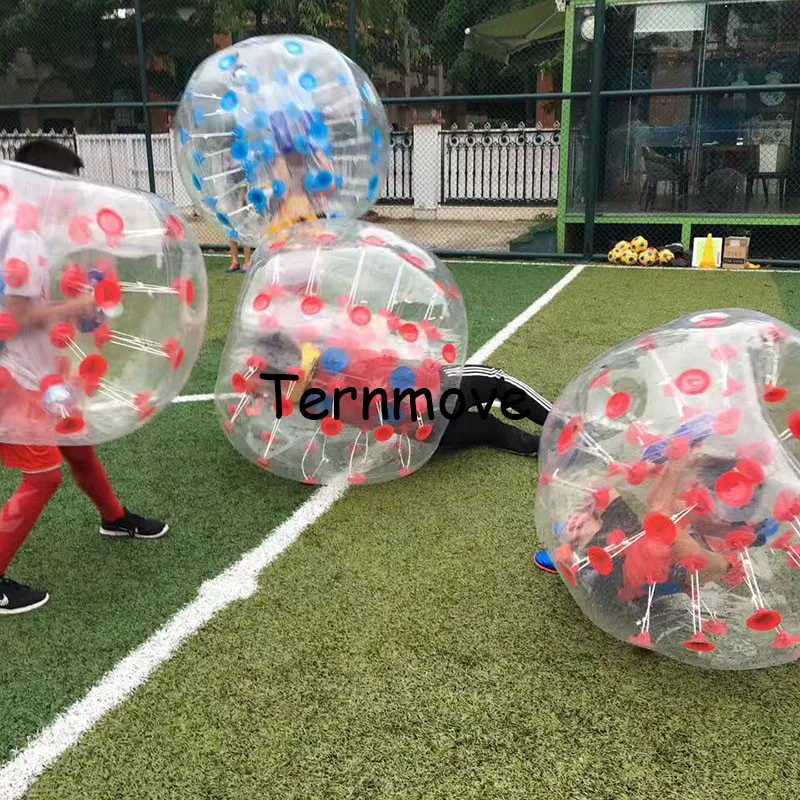 Bumper ball Прозрачный 1,5 м ПВХ надувной материал сумасшедшие футбольные мячи Пузырьковые футбольные пузырьки для взрослых