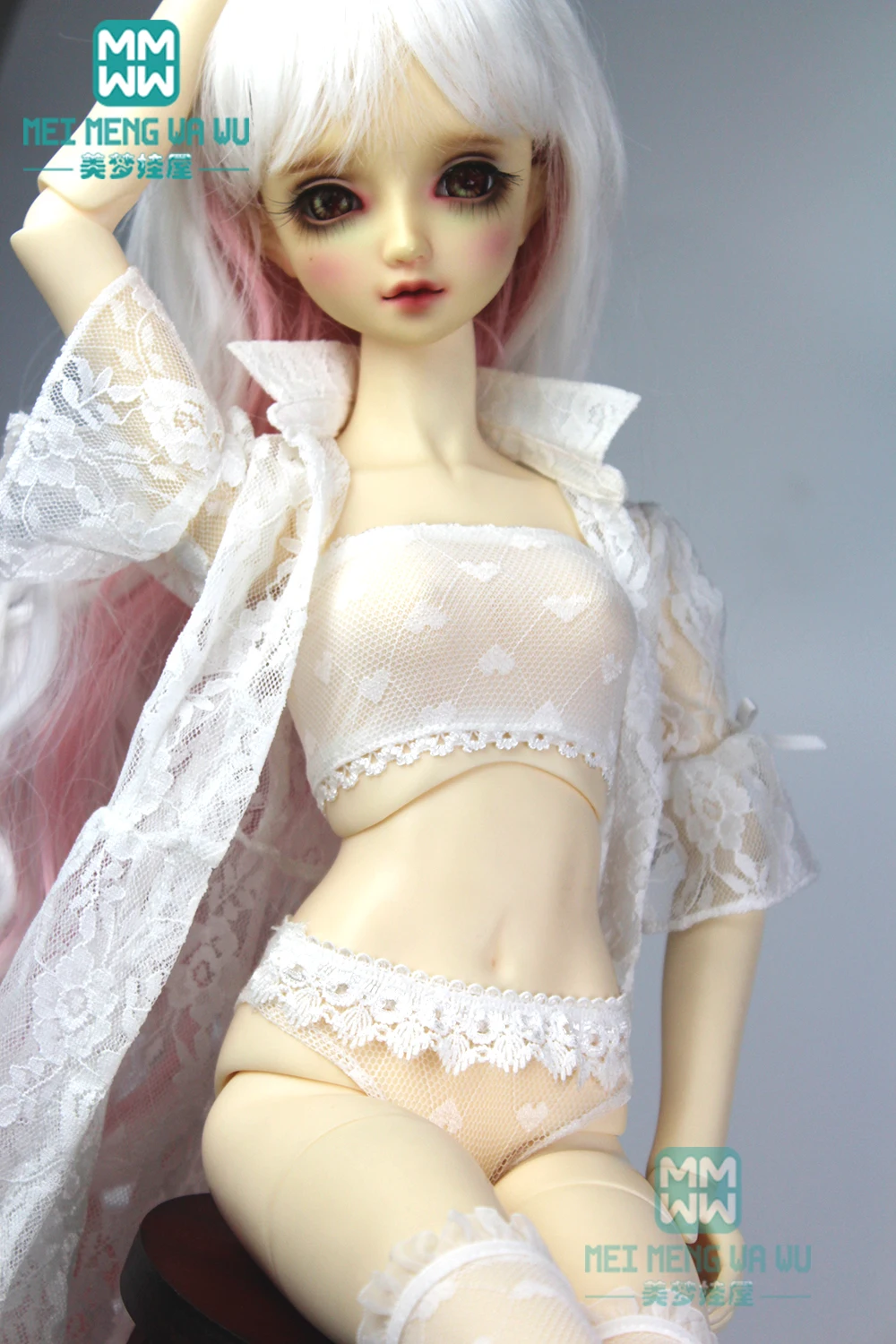 Аксессуары для шарнирной куклы Одежда 1/3 BJD DD Сексуальное белье мечты из четырех