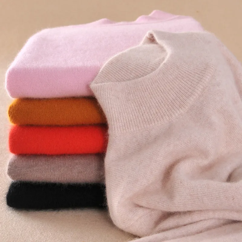 2017 High-quality Cashmere Sweaters Women Fashion Autumn Winter Female Soft and Comfortable Warm Slim Pullovers | Женская одежда
