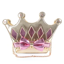 Princesa dulce lolita bolsa Corona set auger bolsa de moda un hombro desgastado portátil de 3 vías de paquete femenino bag10