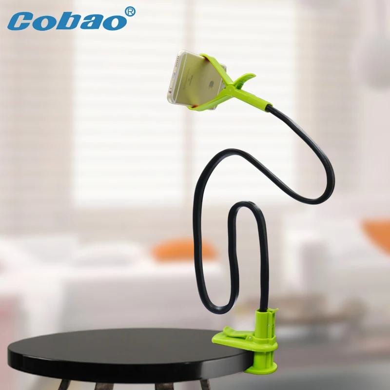 

Cobao universal long arm lazy bed desk phone holder stand flexible mount holder suitable for Iphone 5 5S 6 6S plus Samsung