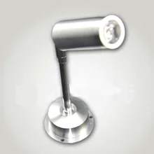 Светодиодный алюминиевый маленькая настольная лампа для шкафа, ювелирный шкаф, лампа с маленькой лампой, вниз свет 360 градусов для лампы