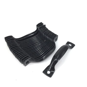 

30PCS Black Iron Vintage Arched Jewelry Box Handle Wooden Case Drawer Knob Mini Pulls 52*11MM