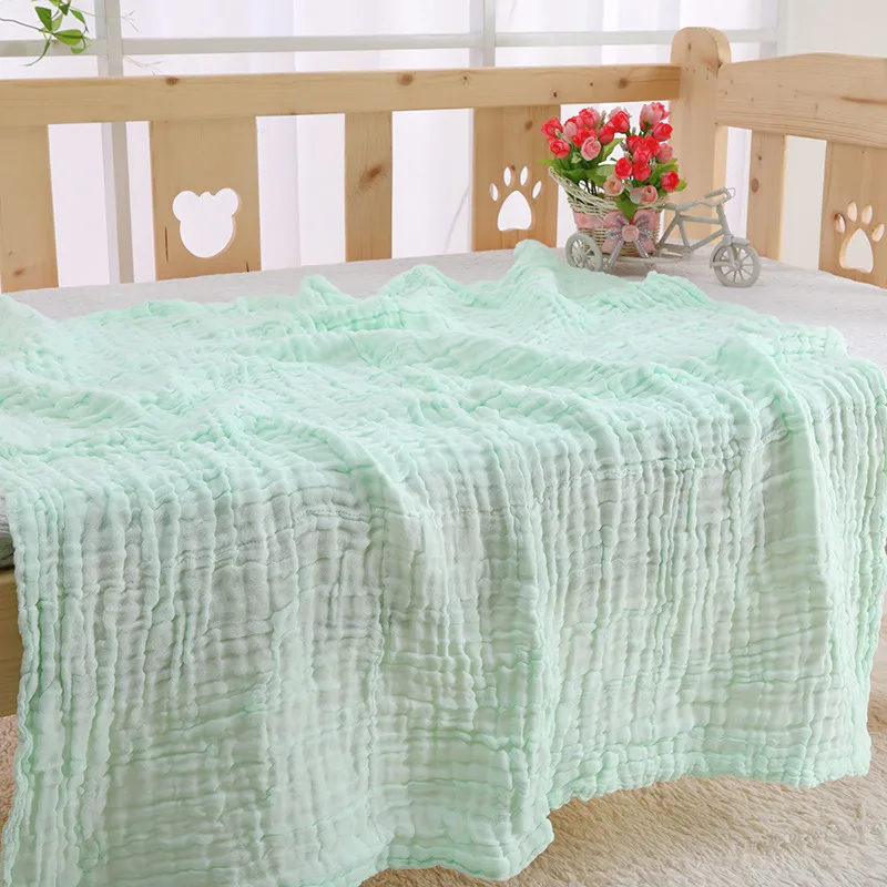 Seartist новорожденных муслин одеяло младенческой 100% хлопок 6 слоев Марлевое банное полотенце пеленать s держать обертывания 2019 Новый 40C